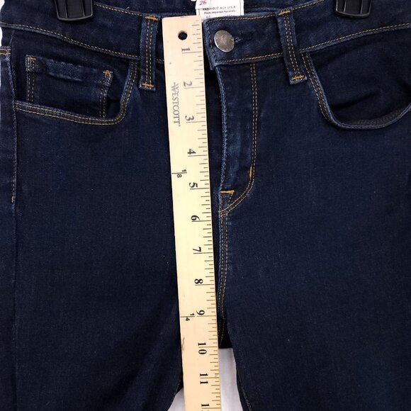 L'agence Skinny Ankle Jeans Size 26 Mid-Rise Blue Stretch Pants USA - Picture 8 of 12